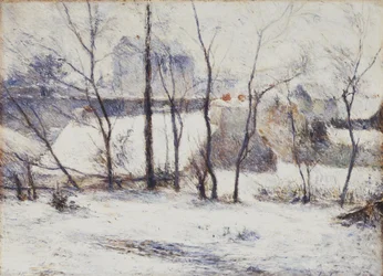 Snow in Vaugirard II, or Garden under Snow