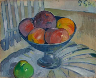 Fruit dish on a Garden Chair