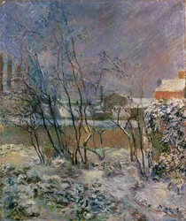 Garden in Snow