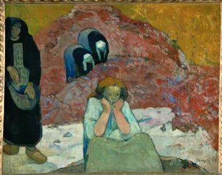 Harvesting of Grapes at Arles - Human Misery
