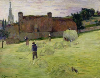 Haymaking in Brittany