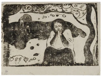 Human Miseries, from the Suite of Late Wood-Block Prints