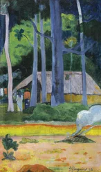 Hut under Trees