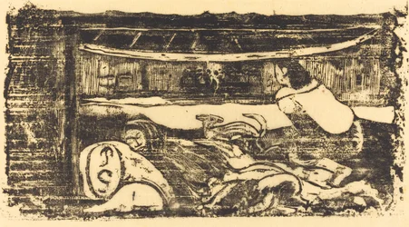 Interior of a Hut