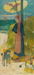 Breton Girl Spinning (Joan of Arc)
