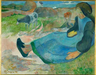 The Cowherd, or Young Breton Woman