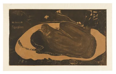 Manau tupapau (She Thinks of the Ghost or The Ghost Thinks of Her), from the Noa Noa Suite