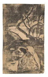 Maori Woman in the Forest