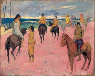 On Horseback at Seashore II.