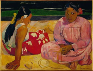 Tahitian Women on the Beach
