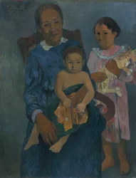 Polynesian Woman with Children