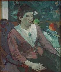 Portrait of a Woman with Cézanne