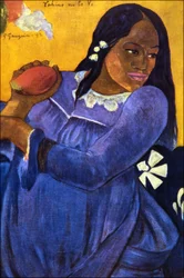 Tahiti: Vahine No Te Vi (Woman with a Mango), Paul Gauguin, 1892