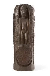 Tahitian Totem to Christ on the Cross, After 1894