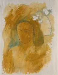 Tahitian Woman with Evil Spirit