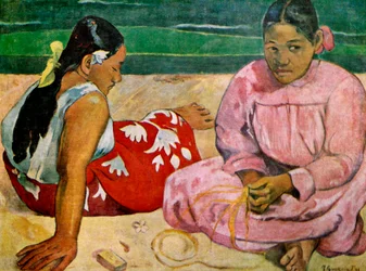 Tahitian Women on the Beach