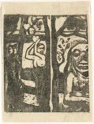 Woman Picking Fruit and the Savage