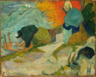 Washerwomen in Arles, France