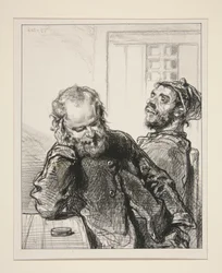 (IN PRISON.)
