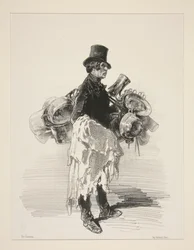 Pot Seller. English Physiognomy.