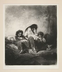 (A Poor Family.)