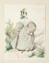 In the Countryside. July 1835. Jacona Dress