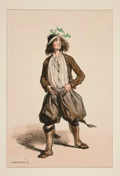 CHEVRIER. Straw Hat. ...