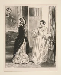 What, My Dear, I Have Just Met Your Husband with Monsieur Edouard!...