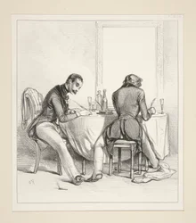 Conge en partie double. Notre (ce mot raye) chere Adele