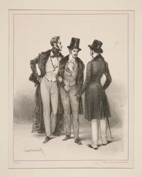 FASHIONABLES. Parisian fashions.