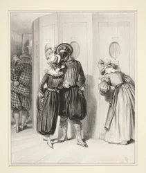 The Corridor of the Lodges at Midnight