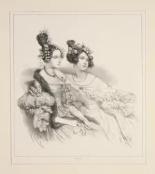 Evening. Hairstyle by Sergent and Jouenne.