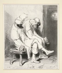 The School of Pierrots - No. 6 - Guard Duty by the Bouquets