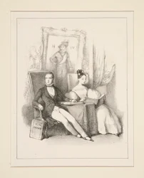 The Brother and the Sister / Prague (Henri, Count of Chambord and the Duchess of Parma as Children)