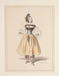 New Disguise by Gavarni, Executed by Babin