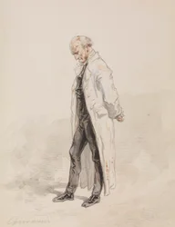 Old Man in a White Coat