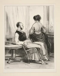 What is the matter with you? - I have just met Jules with Madame Bouvier!...