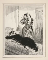 What are you reading there? - "The Merit of Women."