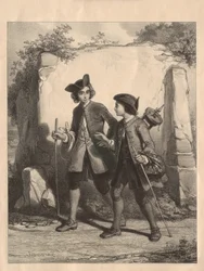 Rousseau and his friend Bacle
