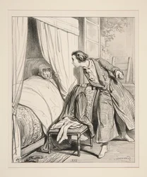 Mistaking the window while looking for the niece and ending up at the aunt