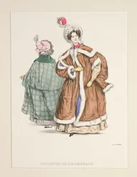 Walking Dress. Boyar Coat, ...
