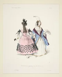 Original Costumes for the Balls of 1834. 5 and 6.