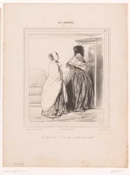 Woman Trying on Hat in Front of Mirror