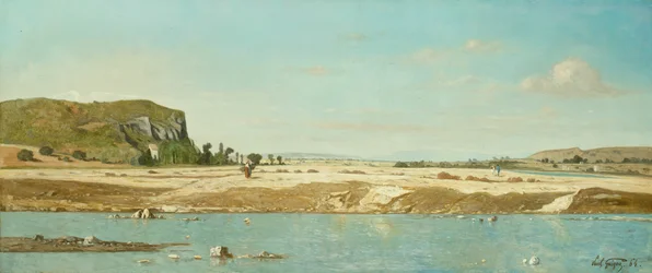 The Banks of the River Durance at Saint Paul