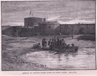 Arrival of Charles I Under Guard at Hurst Castle AD 1648