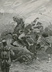 Death of Sir Edward Pakenham at the Battle of New Orleans