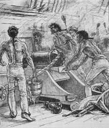The Royal Sovereigns Stuck To Their Guns, and Fought Them Like Fiends, 1902