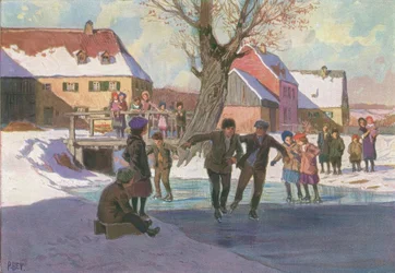On the Village Pond