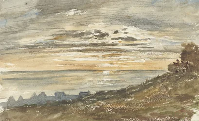 Setting Sun in Trouville