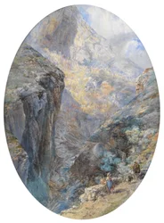 Near Amalfi, La Vallée des Moulins, 1864